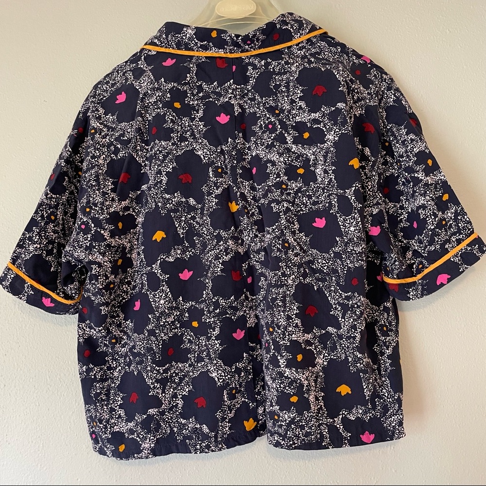 REFINERY29 Elsa Woven Pajama Pants and Top In Blue Dots - Picture 4 of 12